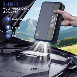 1000A/1500A PEAK Car Jump Starter Power Bank 12V Portable Car Battery Booster Charger Starting Device Petrol Diesel Car Starter