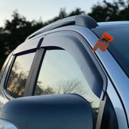 Window Dflectors For Ford Ranger 2012 2013 2014 T6 Wildtrak Limited XL XLT XLS Double Cabin Rain Guard Car Styling