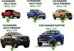 Window Dflectors For Ford Ranger 2012 2013 2014 T6 Wildtrak Limited XL XLT XLS Double Cabin Rain Guard Car Styling