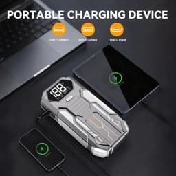 26800mAh 1500A peak Car Jump Starter Power Bank 12V Portable Car Battery Booster Charger Starting Device Petrol Diesel Car Starter