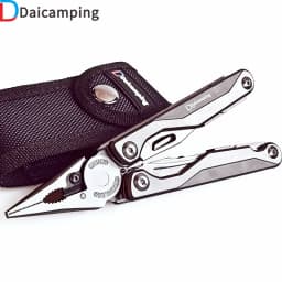 Daicamping DL7 Titanium Alloy Handle Outdoors Multi-tools Clamp Folding Knife EDC Combination Multi Tools Pliers Survival Knives