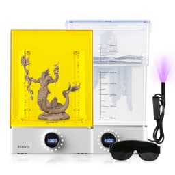 ELEGOO MERCURY XS BUNDLE Wash and Cure Machine for Large Resin 3D Prints, Compatible with SATURN and MARS Series 3D Printer