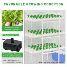 Food-grade hydroponic grow kit soilless cultivation 108 planting points for garden Vegetable Tool