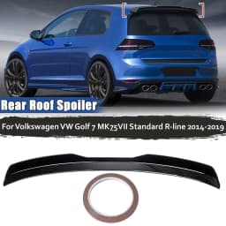 Rear Roof Spoiler For Volkswagen For VW For Golf 7 MK7.5 VII GTI R GTD Max 2014-2019 Rear Roof Spoiler Wing Body Kit