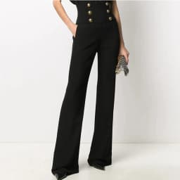 Spot 2024 New Wide-leg Pants Temperament Commuter High Waist Flared Pants Drapy Long Casual Pants Women's Pants