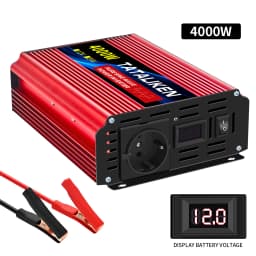 Inverter Pure Sine Wave Power Inverter 10000W DC 12V to AC 220V/230V Converter LED Display and EU Socket