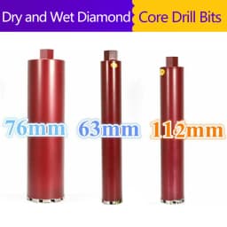 Diamond Core Drill Bit Dry/Wet Concrete Core Bit Drilling Tool 63/76/112MM Havy-duty For Concrete Brick