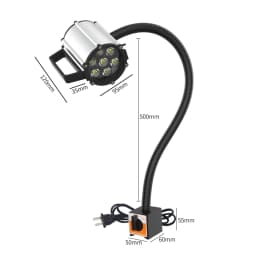 Flexible Workbench Light 360° Directional Tube Gooseneck Lamp for Camping BBQ