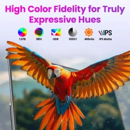 UPERFECT 2K 144Hz Portable Monitor 17.3 Inch 400Nits 2560x1440P IPS Screen For Gaming Travel Laptop PC PS4/5 Switch HDR Display