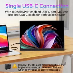 UPERFECT 2K 144Hz Portable Monitor 17.3 Inch 400Nits 2560x1440P IPS Screen For Gaming Travel Laptop PC PS4/5 Switch HDR Display