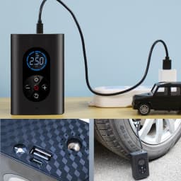 Wireless Car Air Compressor Portable Tire Inflator Air Pump 150PSI Auto Air Pump for Car Motorcycle Balls LED Light Tire Pump