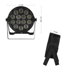 U'King 4PCS 14LED Par Light 4in1 RGBW Effect Stage Light DMX512 4/8CH Voice Control Automatic Mode Party Light for Bar KTV Disco
