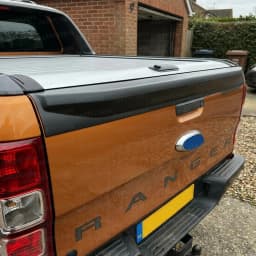 ABS Rear Spoiler Tailgate Cover Trim for Ford Ranger 2012-2022 Wildtrak Limited XLT XLS Raptor Rear Bed Protector Car Styling