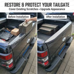 ABS Rear Spoiler Tailgate Cover Trim for Ford Ranger 2012-2022 Wildtrak Limited XLT XLS Raptor Rear Bed Protector Car Styling