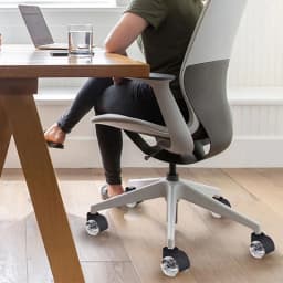 5 Desk Chair Wheels Office Chair Caster Diameter 50mm Hard Floor Caster Double Wheel Design Swivel Chair Wheels for Office Desk