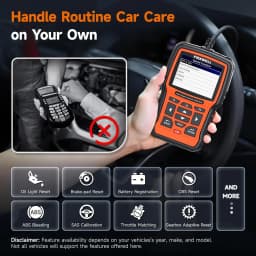 FOXWELL NT510 Elite OBD2 Scanner For BMW All System Code Reader ABS SRS DPF TPMS Active Test OBD2 Diagnostic Scanner Tools