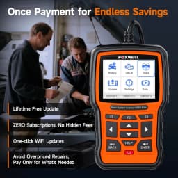 FOXWELL NT510 Elite OBD2 Scanner For BMW All System Code Reader ABS SRS DPF TPMS Active Test OBD2 Diagnostic Scanner Tools