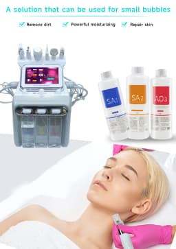 Meisikang Skin Rejuvenation Dermabrasion Face Clean Facial Cleansing Moisturizing Water 3pcs Aqua Peeling Solution 400ml