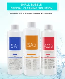 Meisikang Skin Rejuvenation Dermabrasion Face Clean Facial Cleansing Moisturizing Water 3pcs Aqua Peeling Solution 400ml
