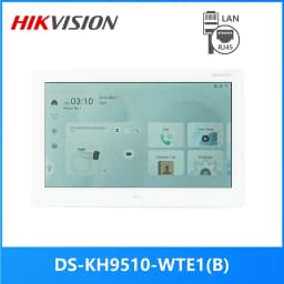 HIKVISION International Version 10 inch DS-KH9510-WTE1(B) Indoor Monitor, 802.3af POE, App Hik-Connect, WiFi, Video Intercom