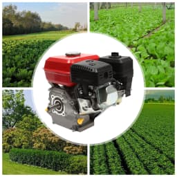 4 Stroke Petrol Gasoline Engines 1 Cylinder Air Cooling 7.5HP Kart Engine Strong Power Rotavator Pressure Washer Engine 5100W/40
