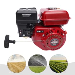 4 Stroke Petrol Gasoline Engines 1 Cylinder Air Cooling 7.5HP Kart Engine Strong Power Rotavator Pressure Washer Engine 5100W/40