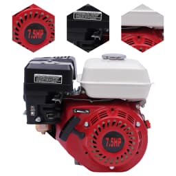 4 Stroke Petrol Gasoline Engines 1 Cylinder Air Cooling 7.5HP Kart Engine Strong Power Rotavator Pressure Washer Engine 5100W/40
