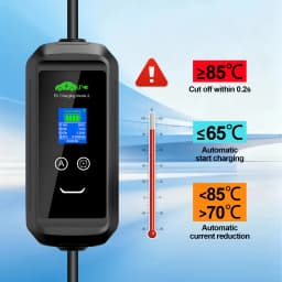 Kolanky 11KW 16A 3P Portable EV Charger Wallbox Wallmount IEC 62196 Type2 Plug Tuya APP WIFI Charging Electric Vehicle Cable 5M