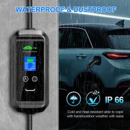 Kolanky 11KW 16A 3P Portable EV Charger Wallbox Wallmount IEC 62196 Type2 Plug Tuya APP WIFI Charging Electric Vehicle Cable 5M