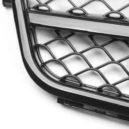 Artudatech AMG Black Front Bumper Grille Grill Fit C-Class Benz W204 C300 C350 2008-2014