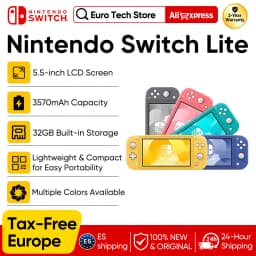 Nintendo Switch Lite Handheld Game Console Lightweight and Portable Built in Joy Con Controller Multiple Color Option