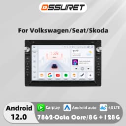 4G 8Core Android Autoradio For Vw Bora Polo Passat B5 Jetta Golf IV Transport T4/T5 LUPO Multimedia Player 2din SWC DSP Carplay