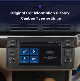 2Din Android 12 CarPlay Android Auto Radio For BMW E46 M3 318/320/325/330/335 Rover 75 Coupe Car Multimedia GPS 4G autoradio
