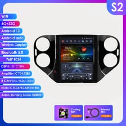 9.7"Android 13 Autoradio for VW Volkswagen Tiguan 1NF 2007-2016 Multimedia player Car radio GPS navi Stereo 4G Carplay Head Unit