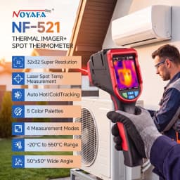 Noyafa Nf 521 Handheld Infrared Thermal Imager 340x240 Resolution Imaging 1024 Pixel Sensor Floor Heating Detector Thermometer