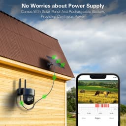 XEGA 4G LTE Security Camera Solar Panel With SIM Card Outdoor Wireless Battery 8000mAh CCTV 2K PTZ Night Vision Motion Detection IP Camera (Not Support WiFi)