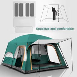 Outdoor Travel Camping Tent Waterproof Tent Portable Rainproof Sunshine-proof Tent Fishing Hiking Sunshine Shelter