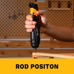DEKO DKCS3.6O1 Cordless Electric Screwdriver Rechargeable Power battery Screwdriver Twistable Handle LED Torch Power Tool