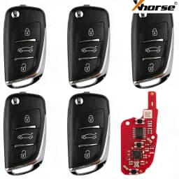 Xhorse DS Style Wireless Universal Remote Key 3 Buttons XNDS00EN for VVDI Key Tool