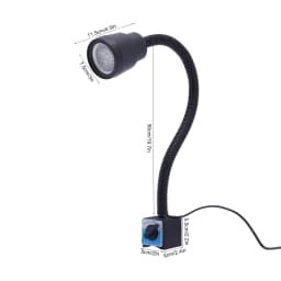 Led Machine Tool Light 5W Long Arm Hose Workshop Working Lights Magnetic Base Super Bright Industrial Lamp