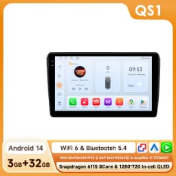 Hizpo AI Voice Radio For Audi A3 8P 2003 - 2013 4G Car Multimedia Player GPS 2din Autoradio Wireless CarPlay Android Auto Wifi