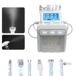 6 in 1 Hydro Dermabrasion Facial Machine Deep Cleansing Skin Scrubber Tightening Water Oxygen Bubble Skin Care Spa Beauty Device