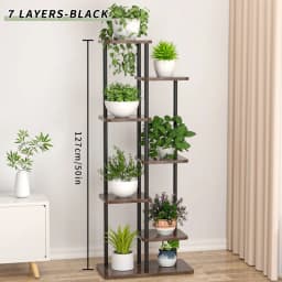 Plant Stand Stand For Flowers Iron 6/7/8Layers Plant Shelf Plant Organizer Storage Plant Holder Display Stand Garden Decoration