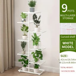 Plant Stand Stand For Flowers Iron 6/7/8Layers Plant Shelf Plant Organizer Storage Plant Holder Display Stand Garden Decoration