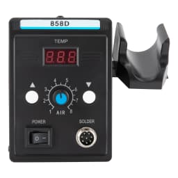 Hot Air Refining Station 220V SMD Soldering Station with Heat Gun Set LED Screen Display Hot Air for Electronics Desoldering