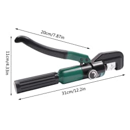 Hand Operated Hydraulic Crimping Tool YQK-70 60KN Manual Hydraulic Crimper with 8 Pairs of Dies 20CM Non-slip Rubber Handle