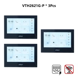 Dahua VTH2621GW-P / VTH2621G-P 802.3af PoE 7inch Touch Indoor Monitor,doorbell Monitor,Video Intercom, Built-in SD card