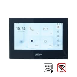 Dahua VTH2621GW-P / VTH2621G-P 802.3af PoE 7inch Touch Indoor Monitor,doorbell Monitor,Video Intercom, Built-in SD card