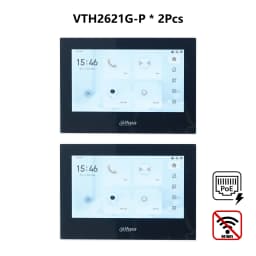 Dahua VTH2621GW-P / VTH2621G-P 802.3af PoE 7inch Touch Indoor Monitor,doorbell Monitor,Video Intercom, Built-in SD card