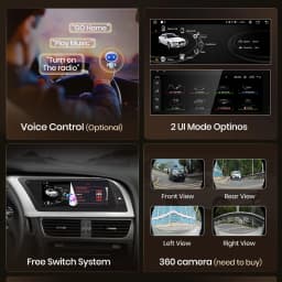 Junsun 8 core Wireless CarPlay Android Auto Car Radio Multimedia For Audi A4 A4L B8 2009-2016 4G WiFi IPS Touch Screen Autoradio
